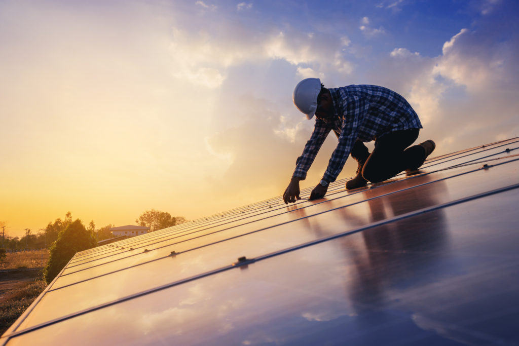 Installation de panneau solaire
