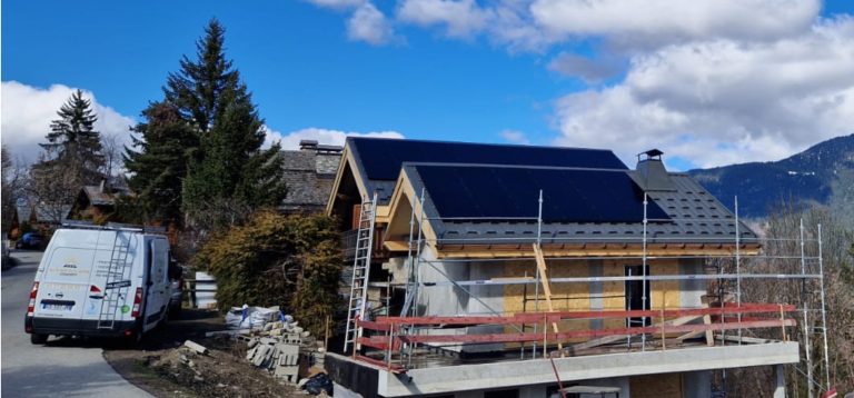 photo d'une installation solaire réalisée par Avenir solaire concept powered by Solarock