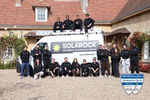 Equipe Solarock - designee meilleur installateur photovoltaique de France en 2025 et 2026 par EUPD Research